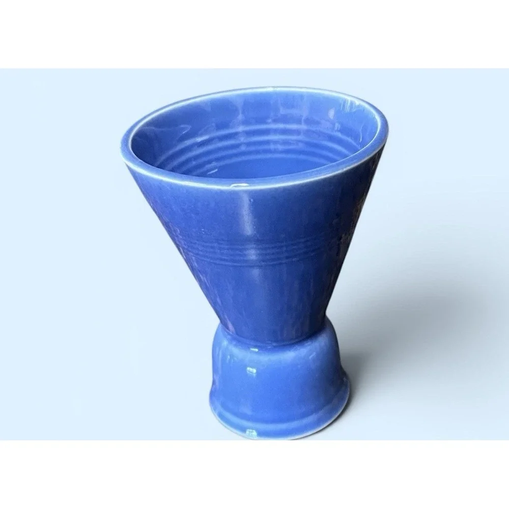 Homer Laughlin Harlequin Mauve Blue Egg Cup Vintage Art Deco USA Fiesta Era